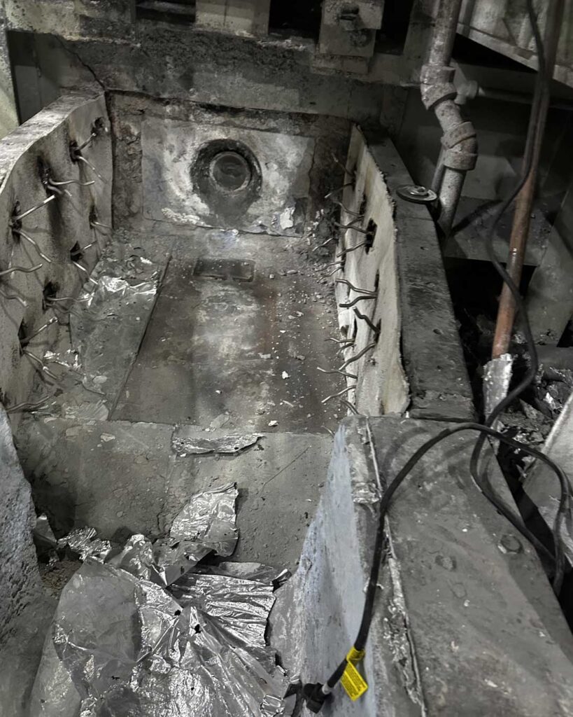 Trough Repair at GNA