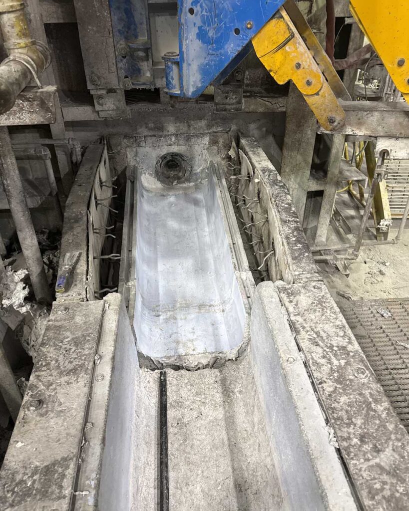 Trough Repair at GNA