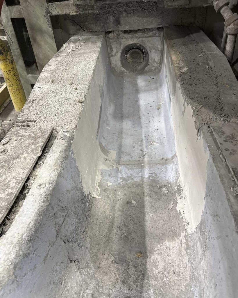 Trough Repair at GNA